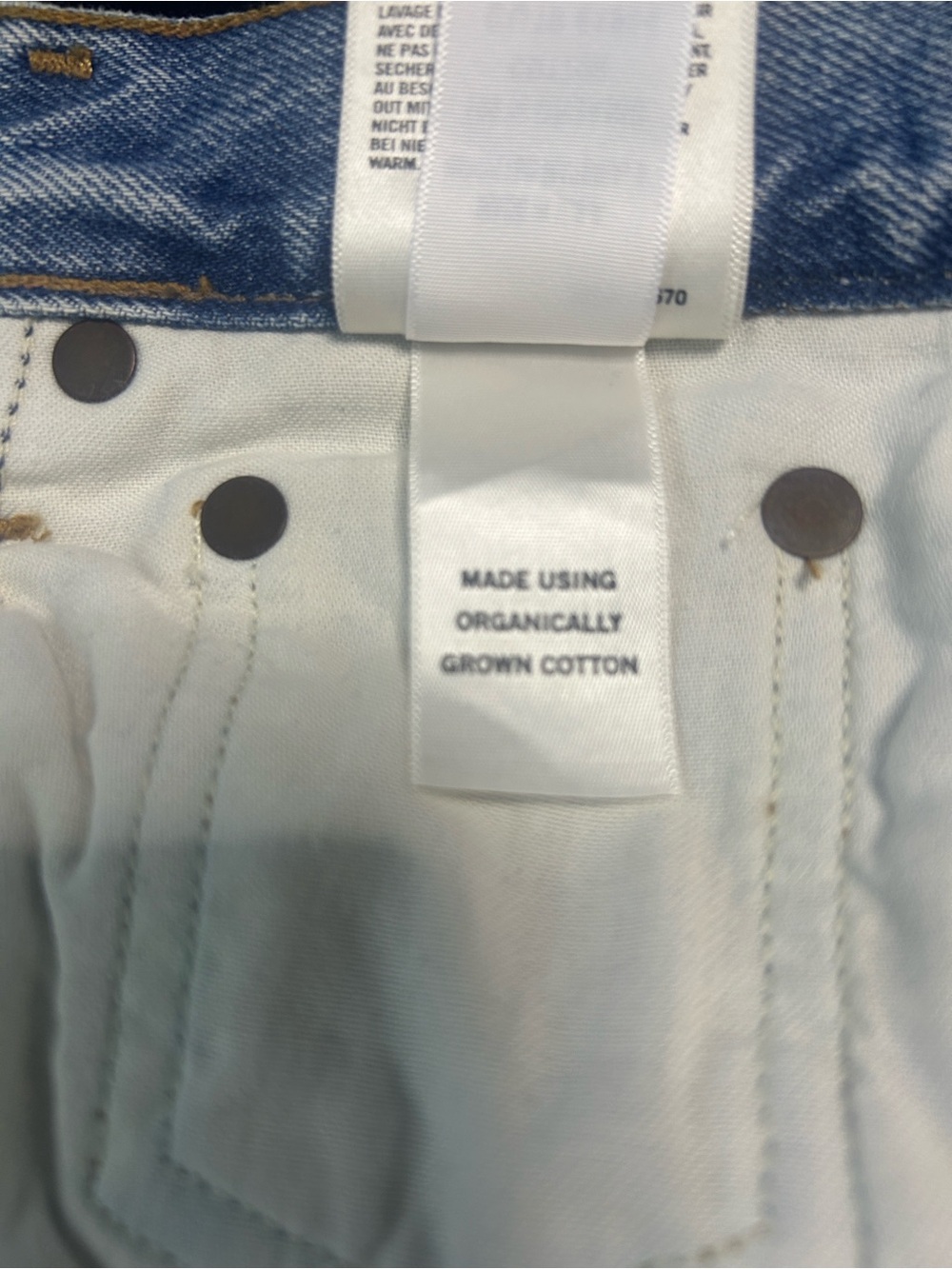 Agolde 90s Pinch Waist High Rise Straight Jeans, Size 24, Cropped, Light Wash, - Picture 12 of 12